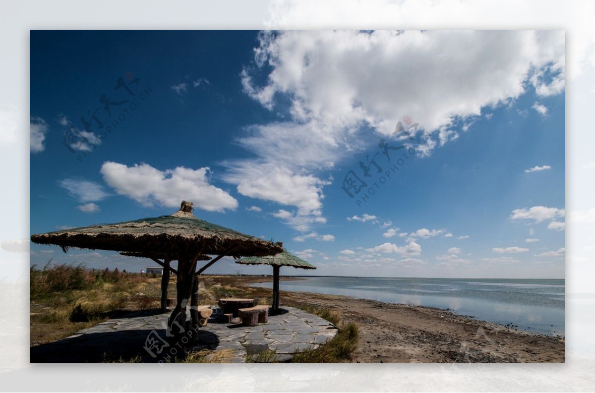 达里湖风景图片
