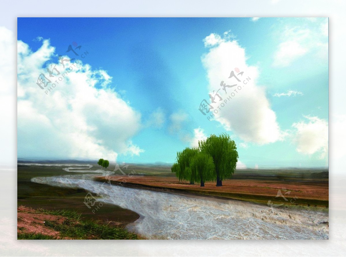 黄河自然景观图片