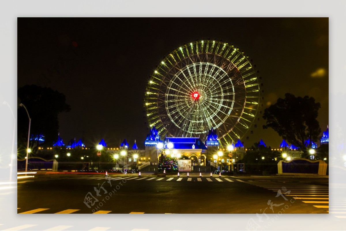 苏州金鸡湖夜景图片