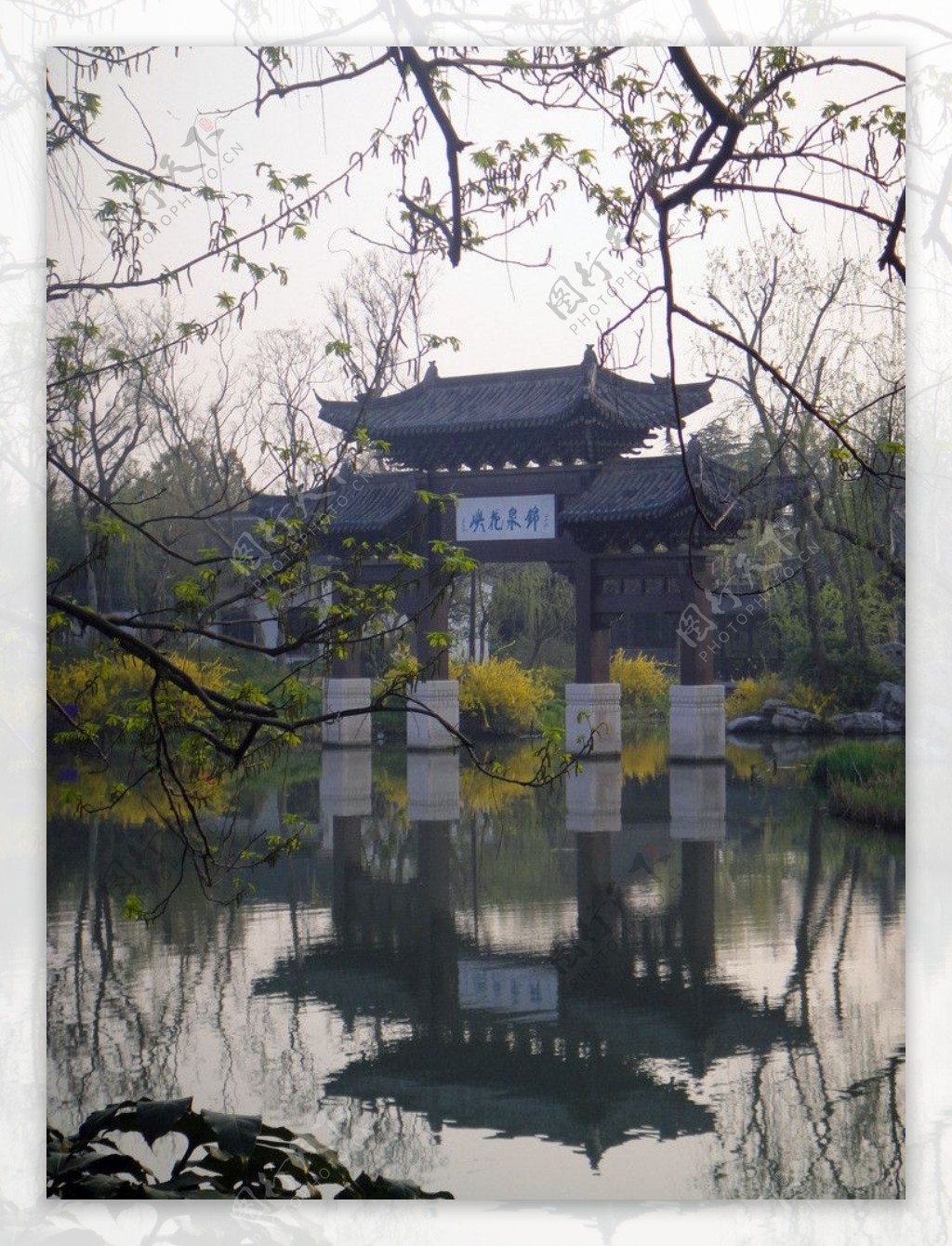 扬州瘦西湖锦泉花屿图片