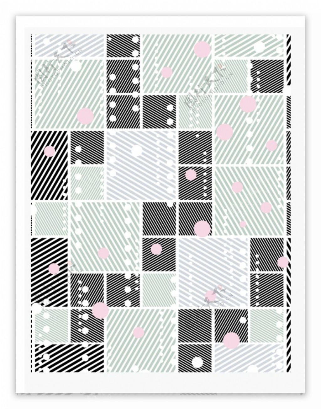 创意格子图案图片