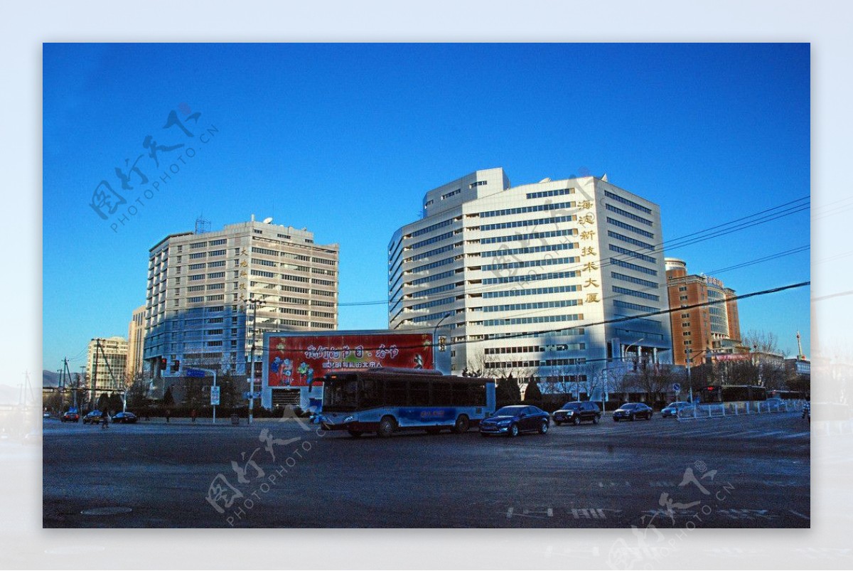 北京海淀新技术大厦外图片