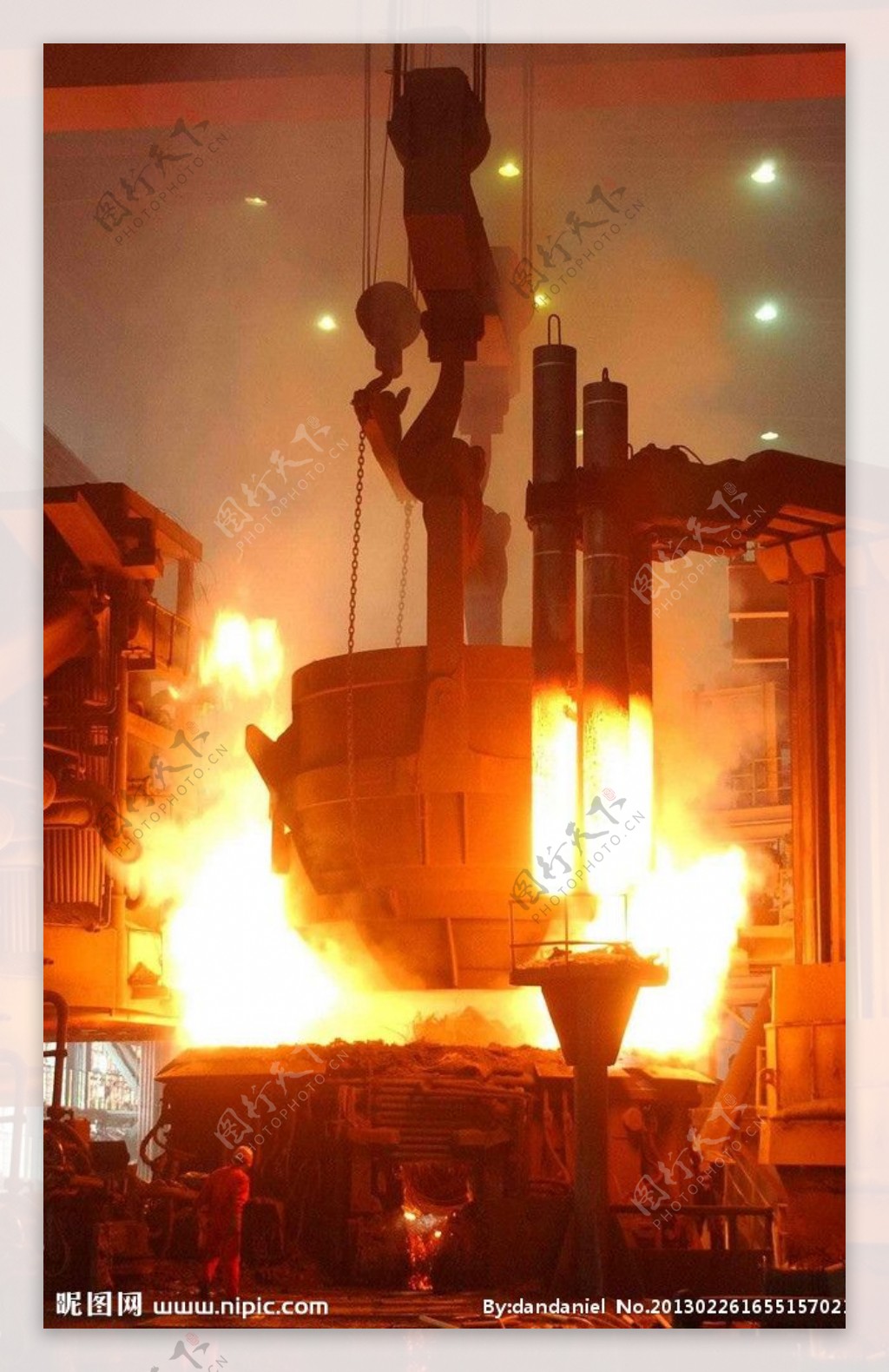冶金炼钢工业图片