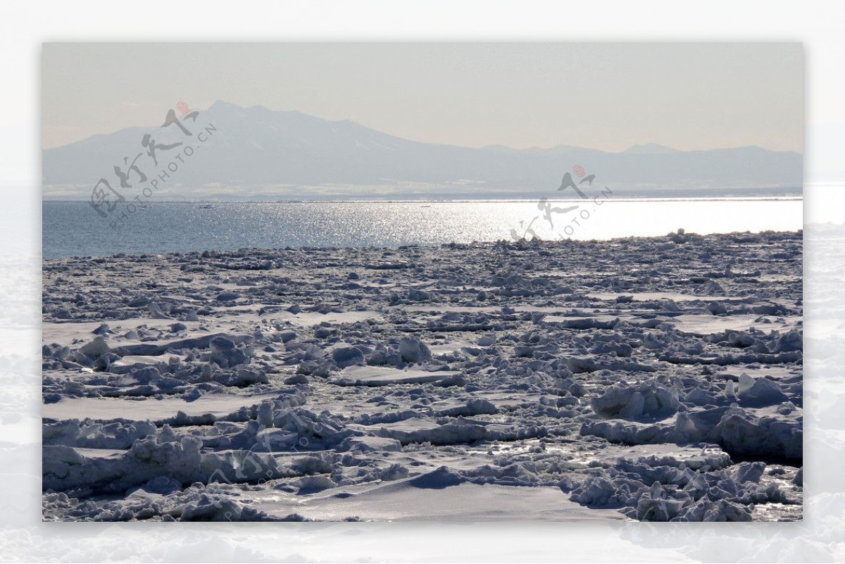 日本北海道流冰非高清图片