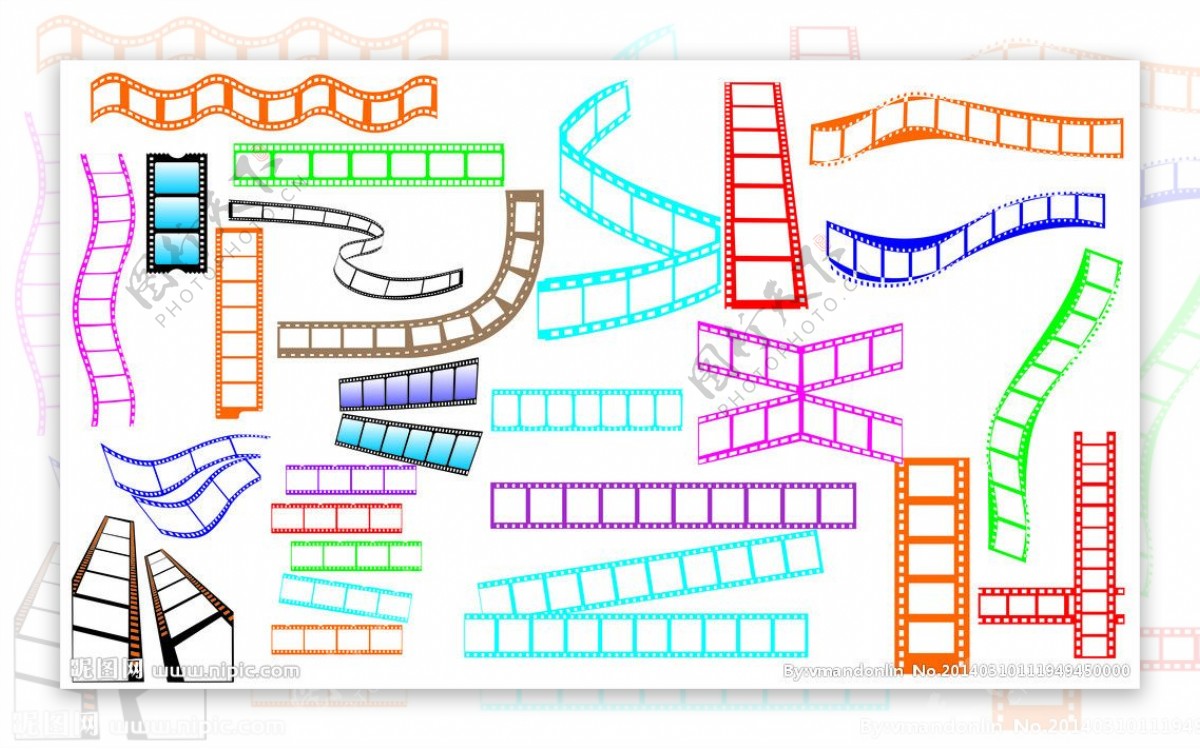 电影胶片图片