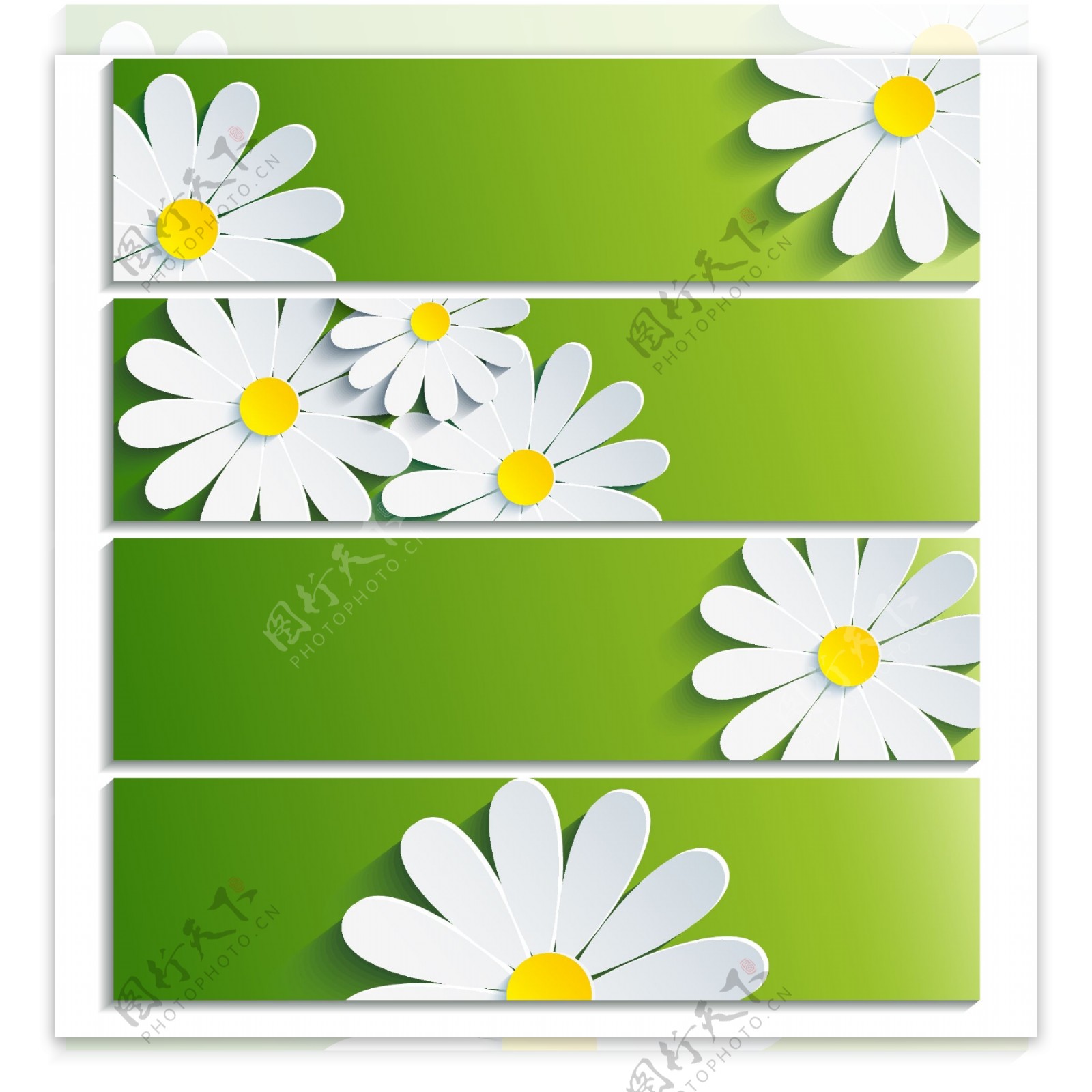 3d剪纸花纹花卉背景图片