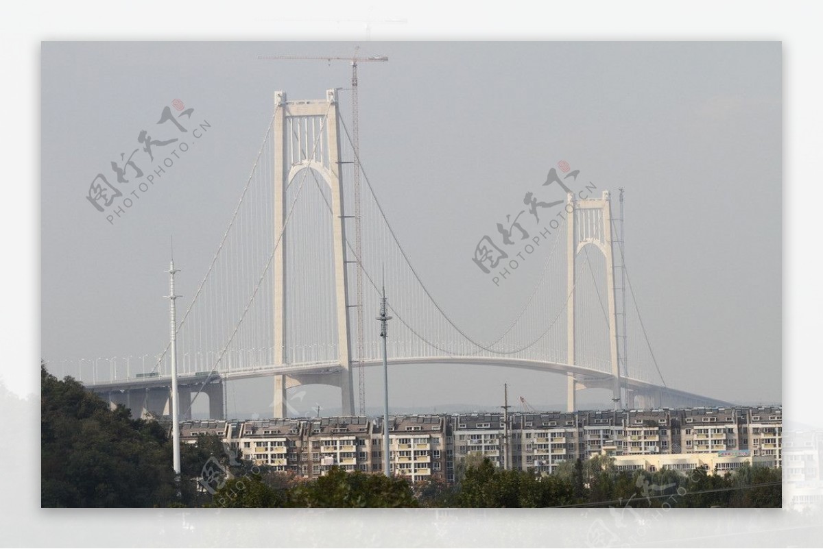 南京长江四桥远眺图片