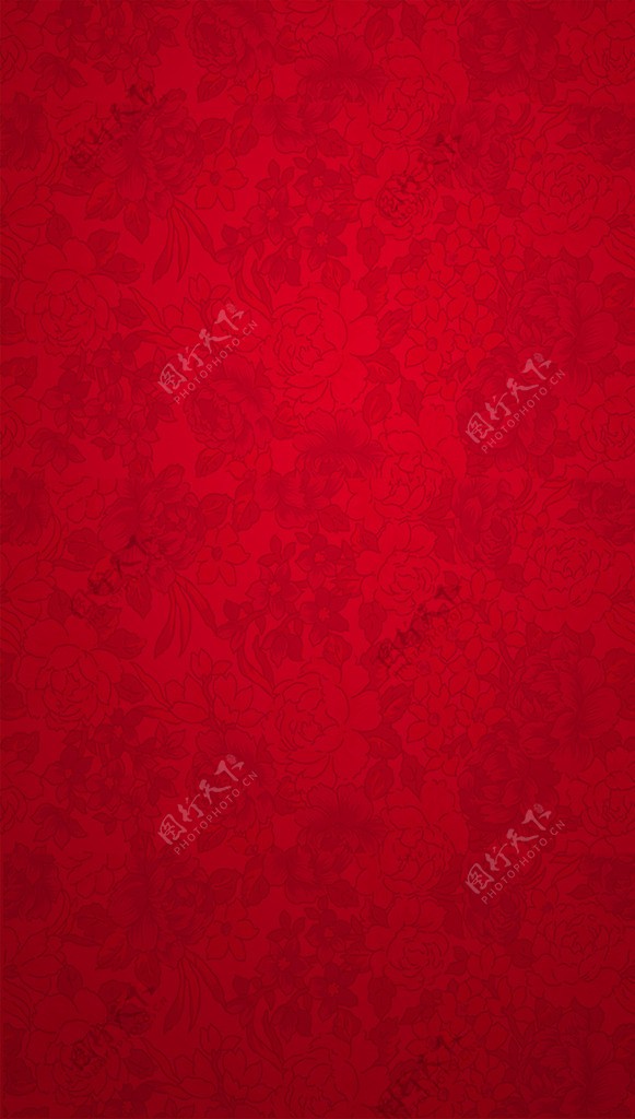 红色鲜花背景图片