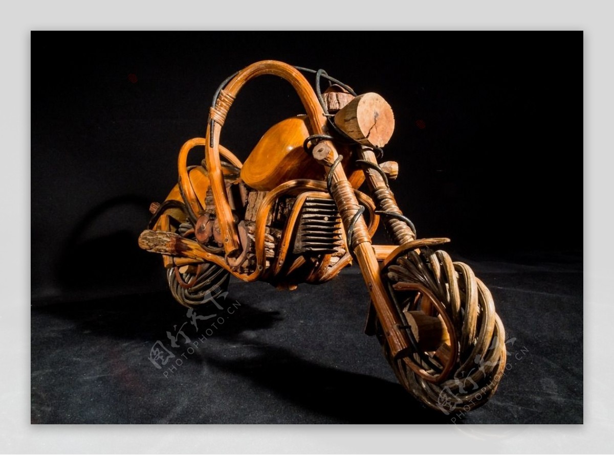 木质摩托车图片