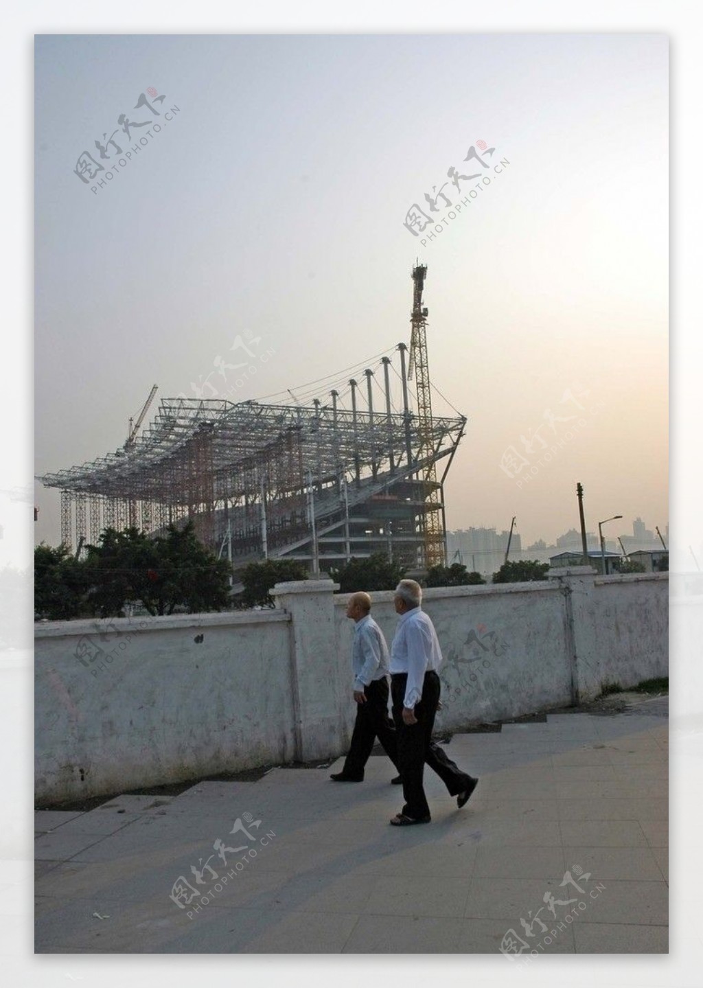 建设中的亚运场馆图片