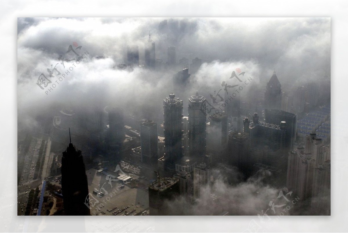 上海平流雾图片
