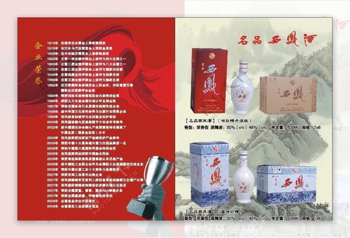 西凤酒画册图片