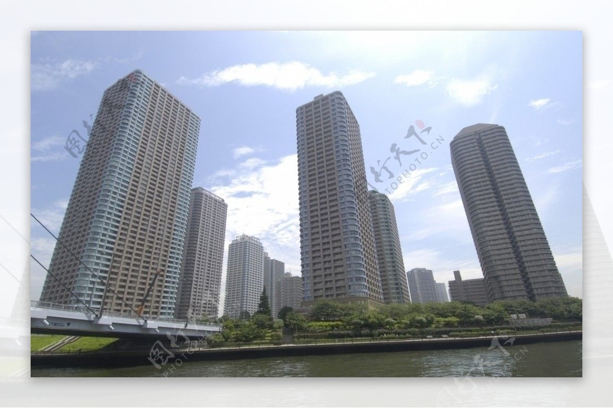 日本现代高楼大厦图片