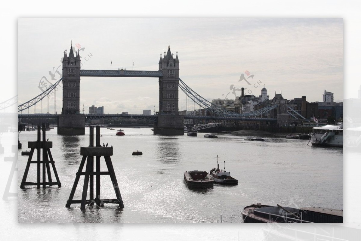 远眺伦敦桥图片