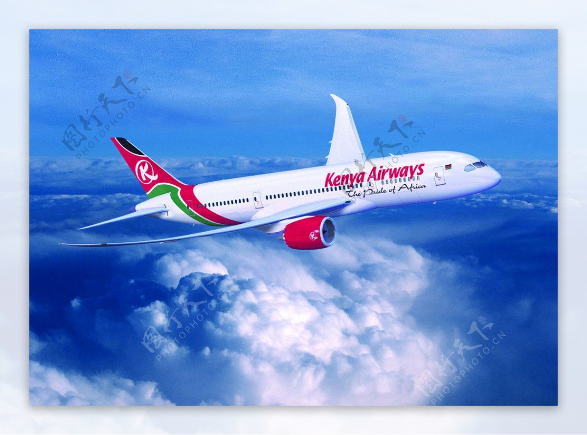肯尼亚航空公司飞机图片