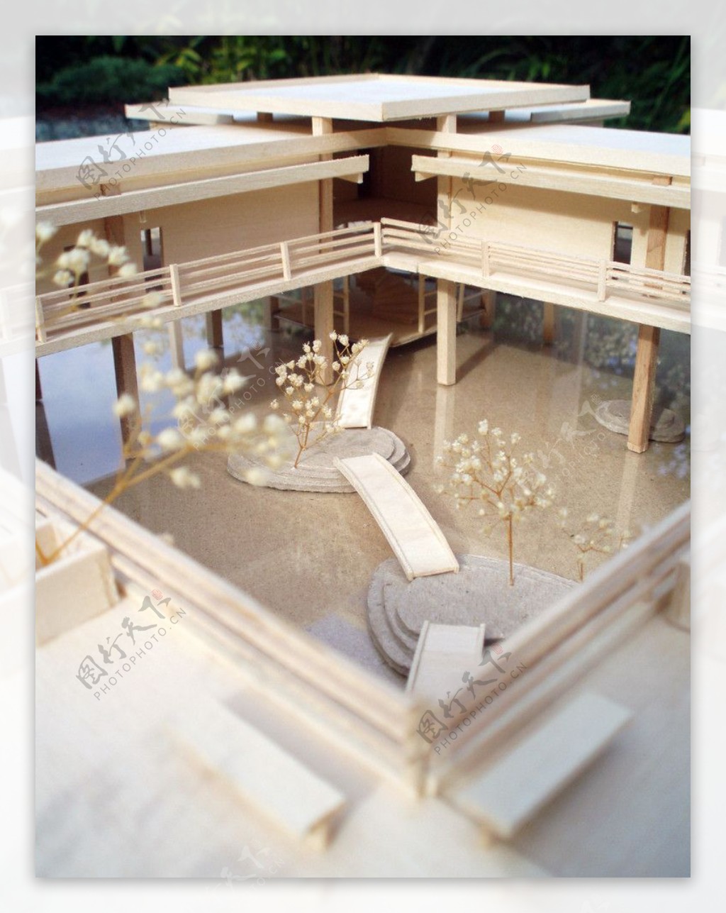 日式建筑模型图片