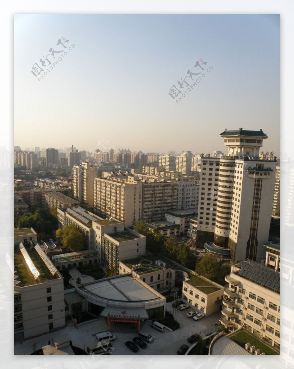 北京城区眺望图片