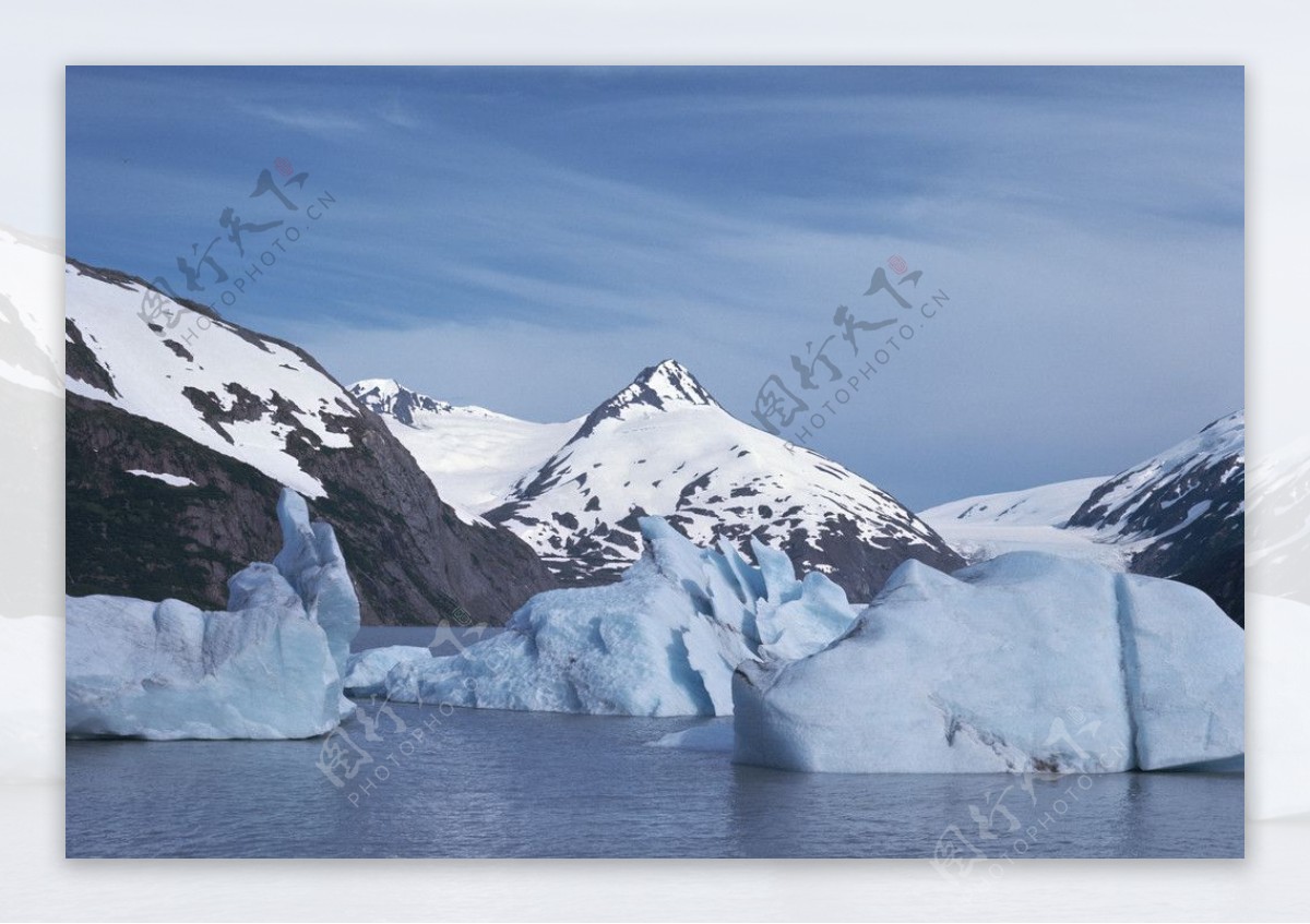 北极雪山图片