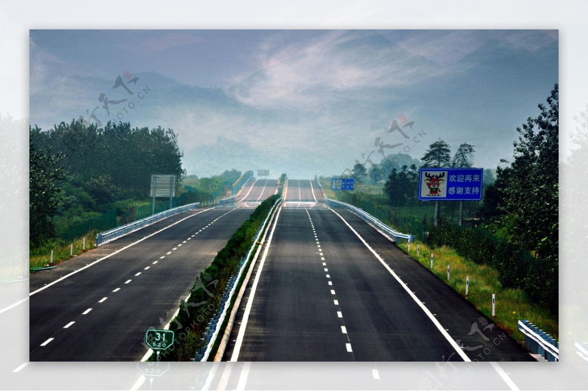 高速公路风貌图片