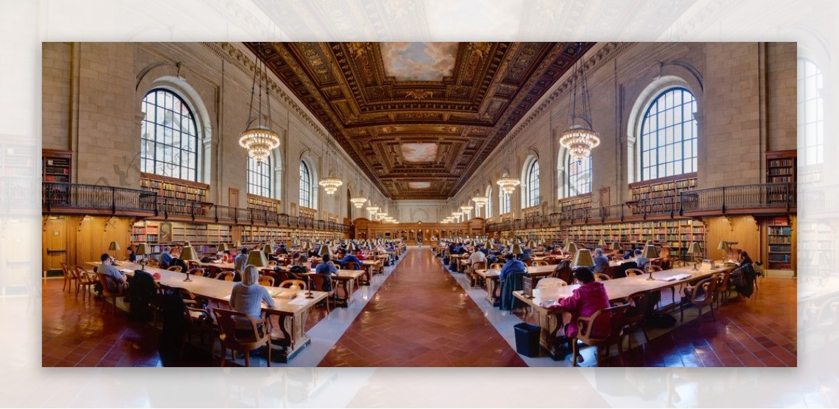 纽约市公共图书馆研究室图片