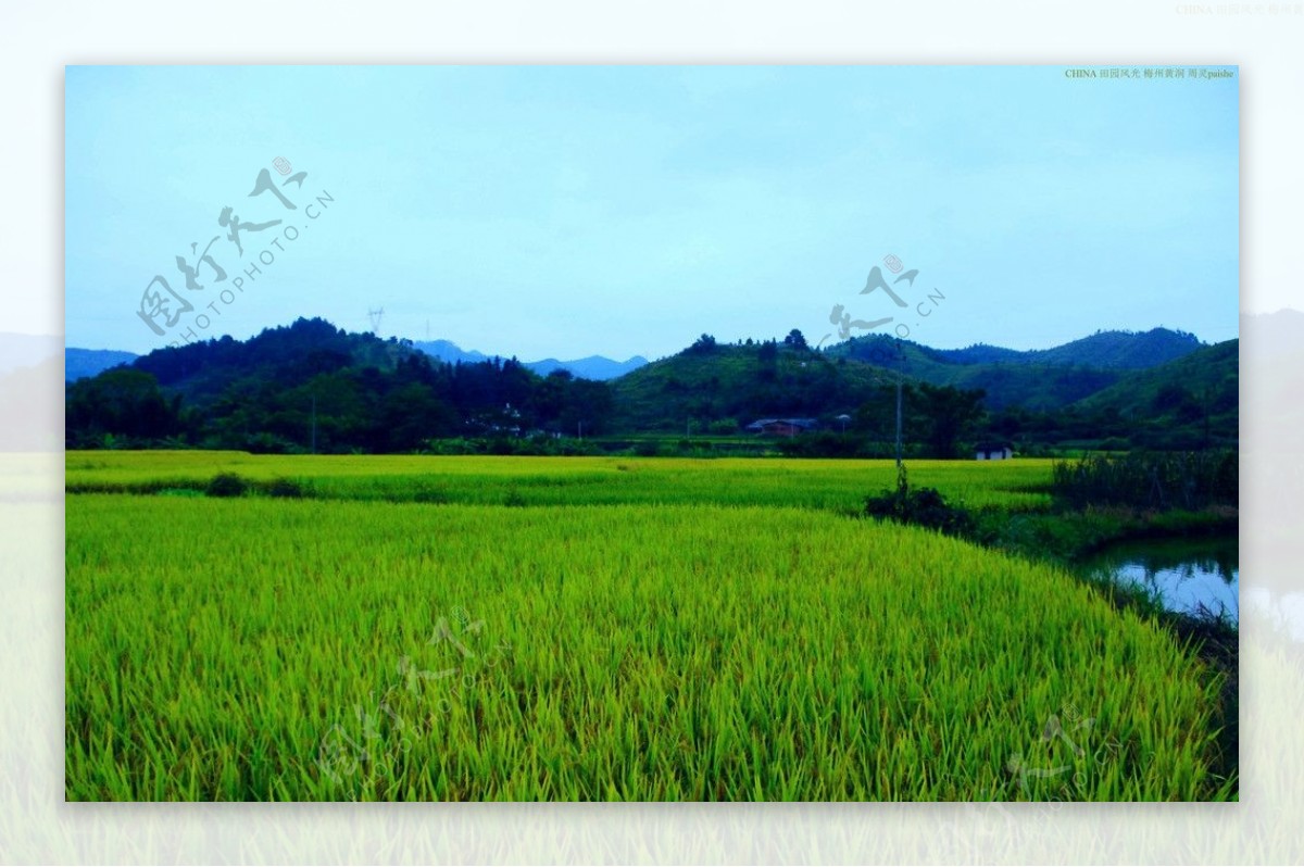 山水风景田园风光图片