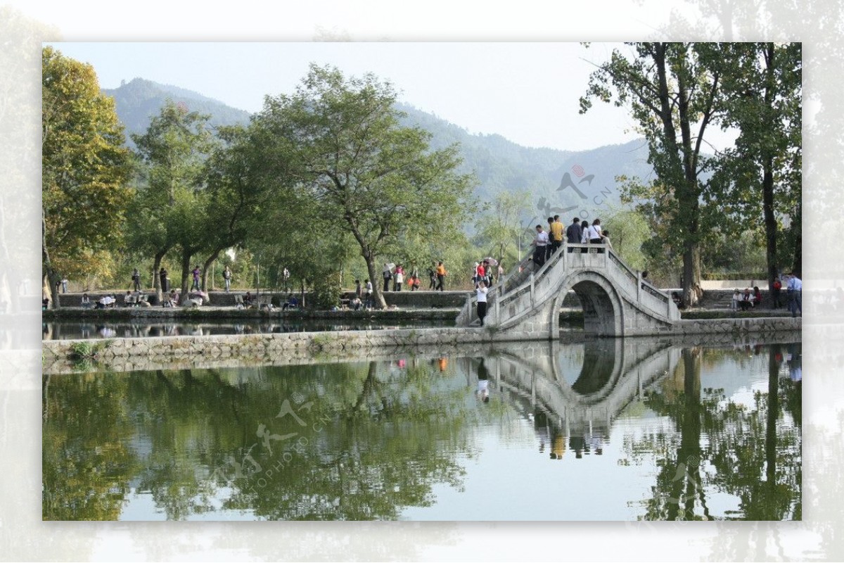 黄山宏村景色图片