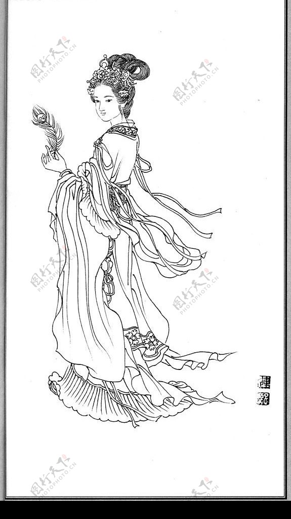 中国神话人物058洛神图片