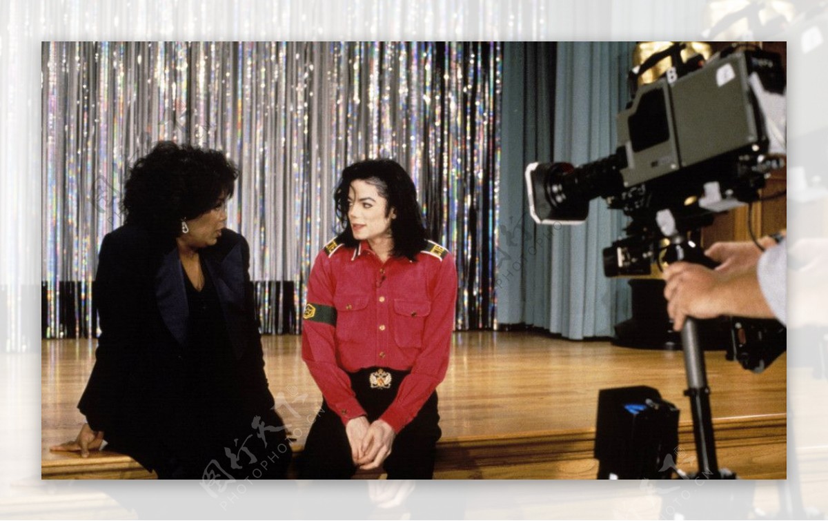 MJ迈克杰克逊采访图片