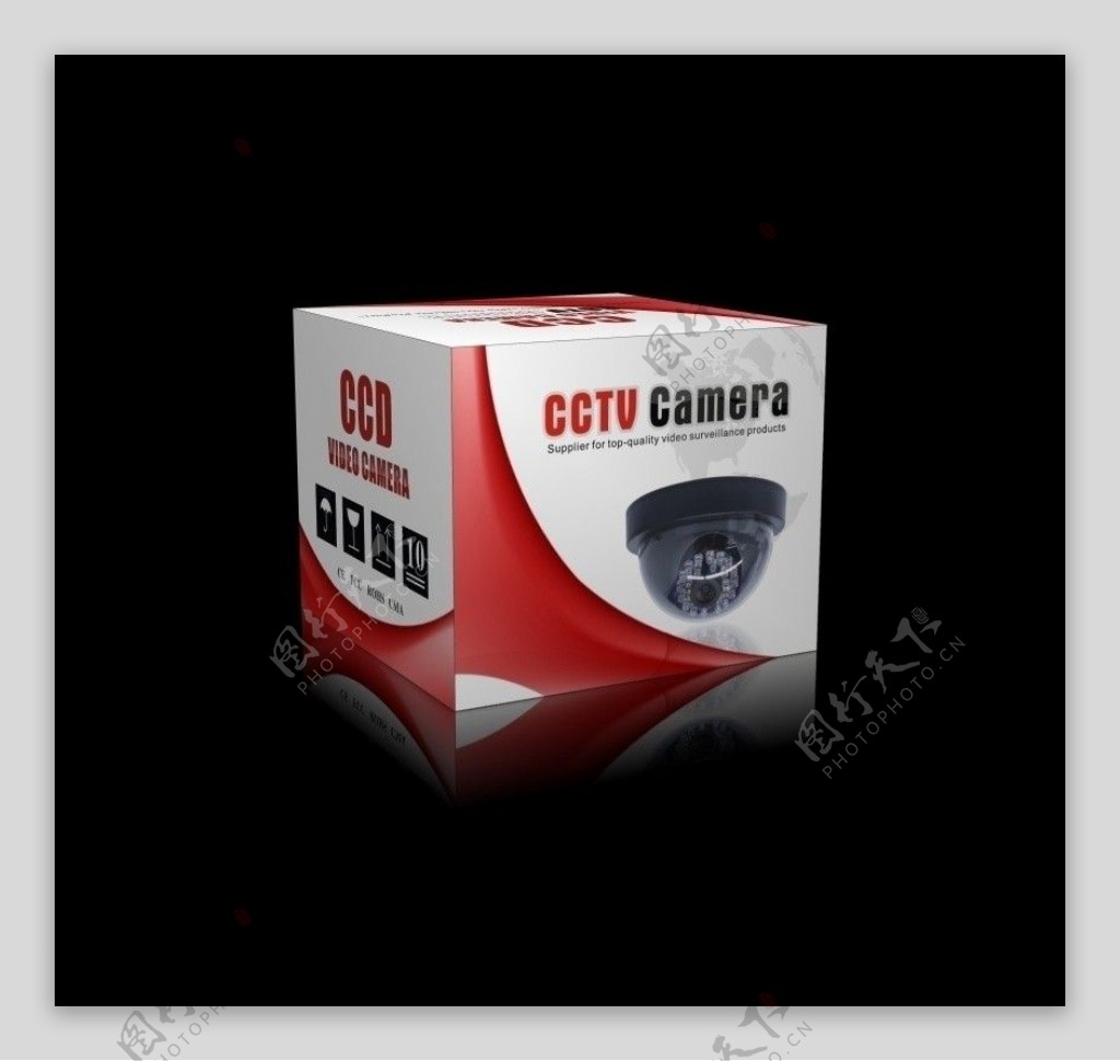 CCTV照相机包装盒图片