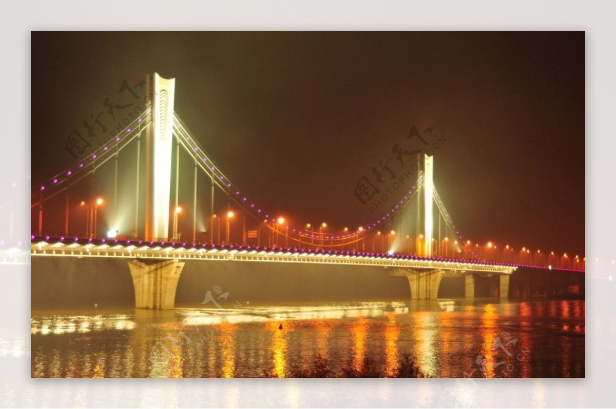 洪都大桥夜景图片