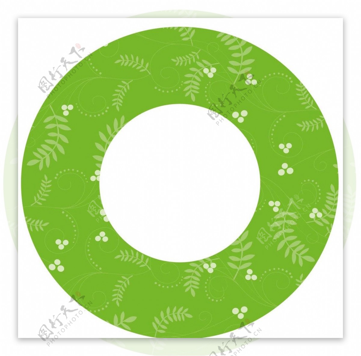 草绿色底图素材圆盘图片