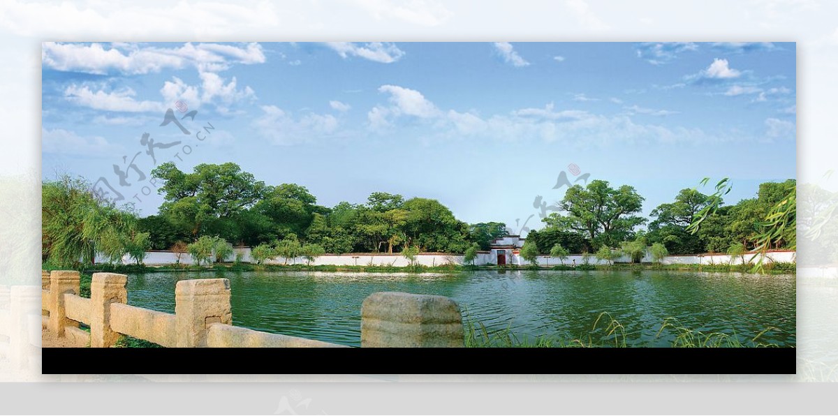 闻名海内外的八大山人纪念馆江西标志性建筑景观图片