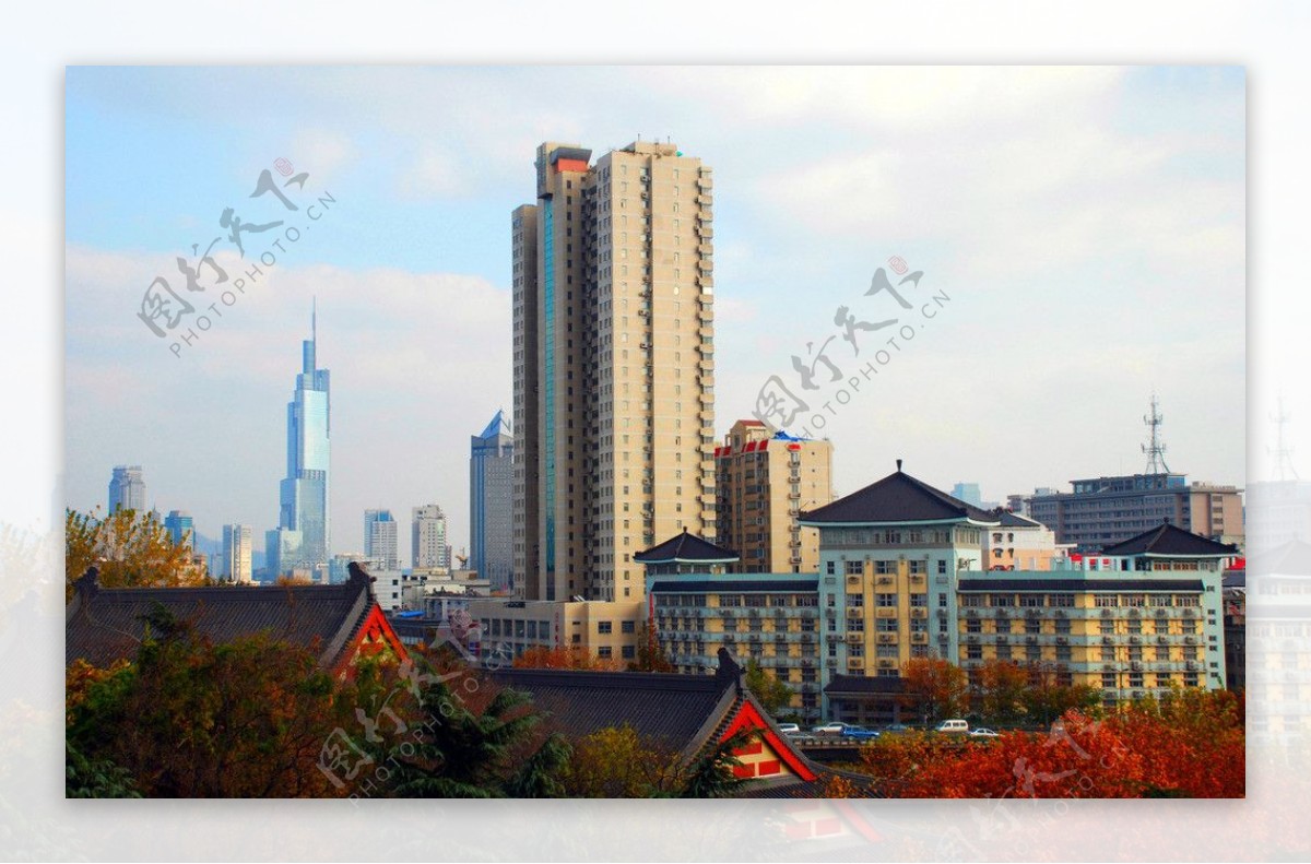 南京的新老建筑图片