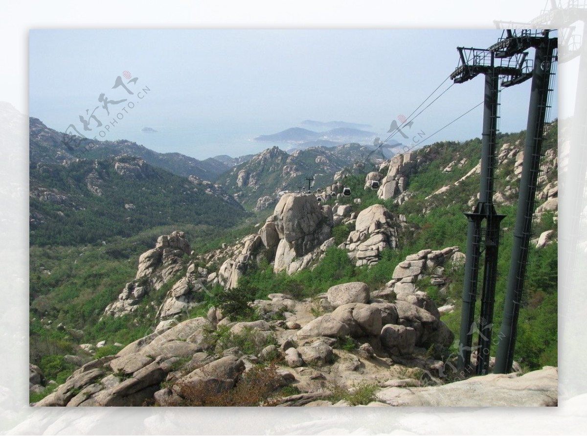 青岛崂山巨峰风景图片