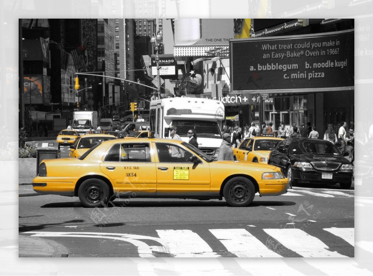 纽约出租车图片