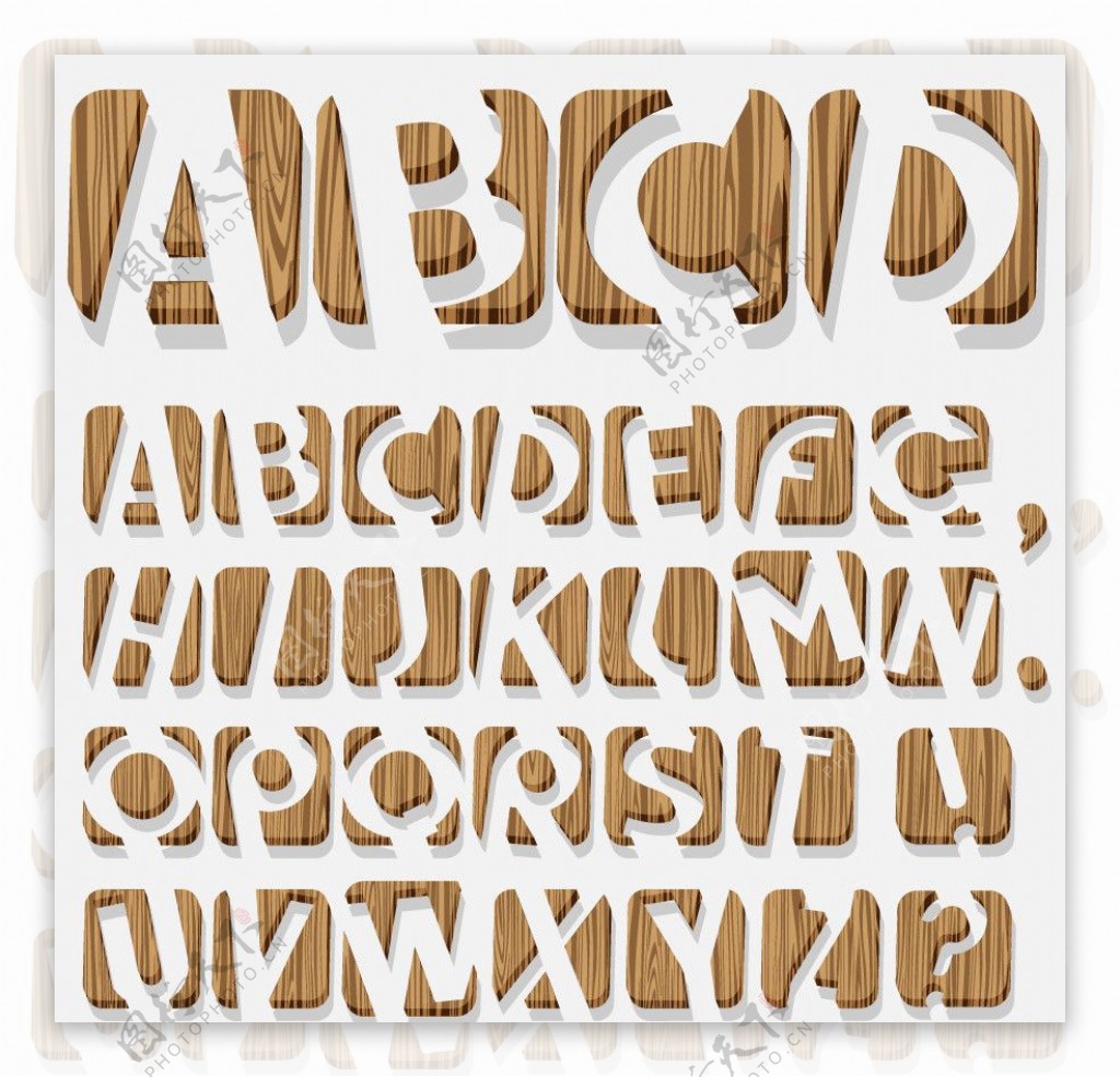 木纹字母拼音图片