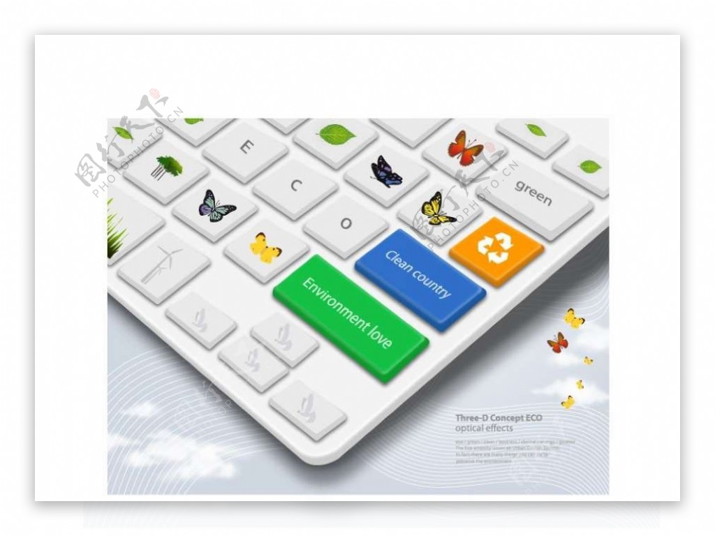 键盘环保标志图片