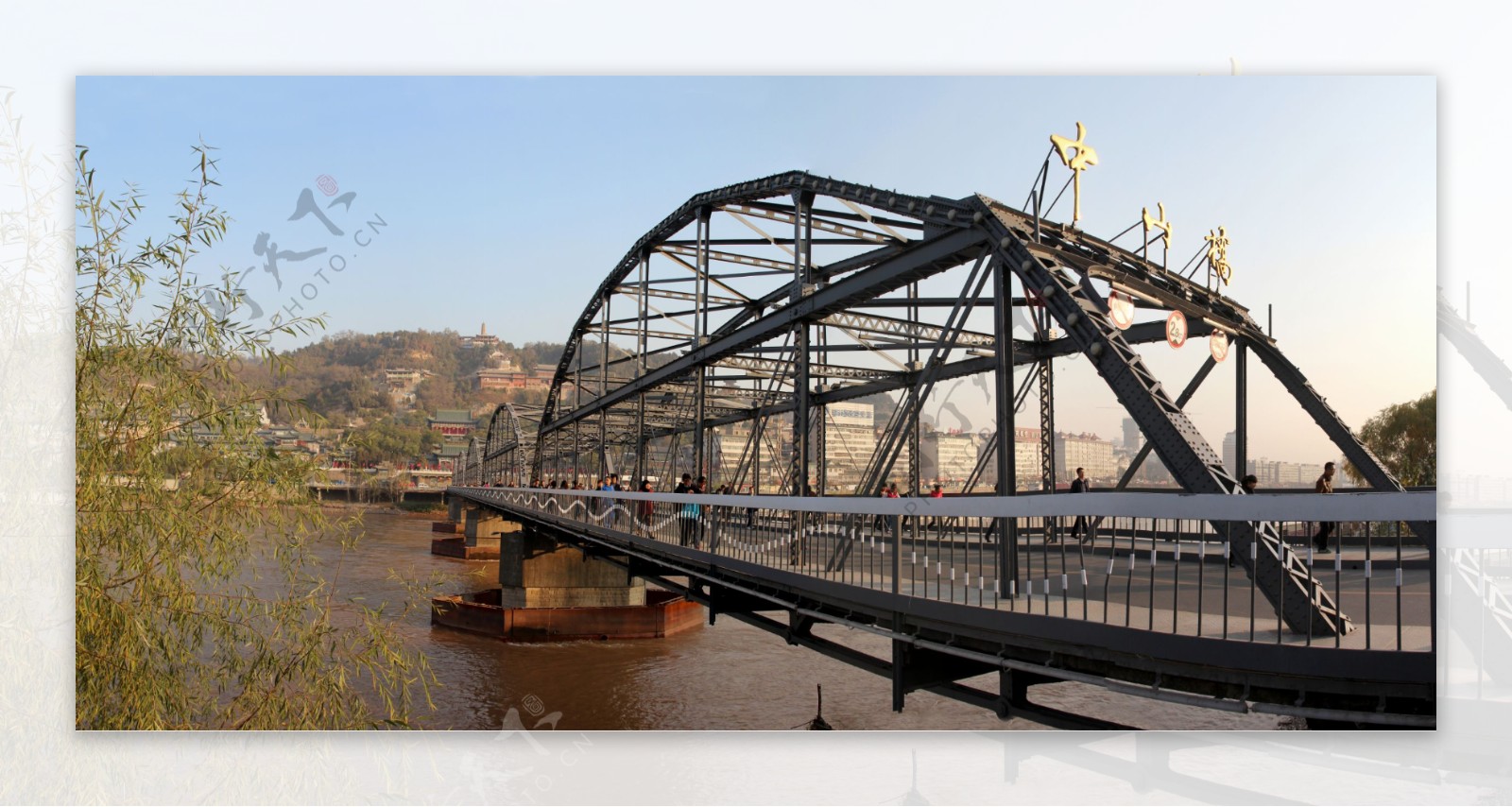 兰州黄河中山桥图片