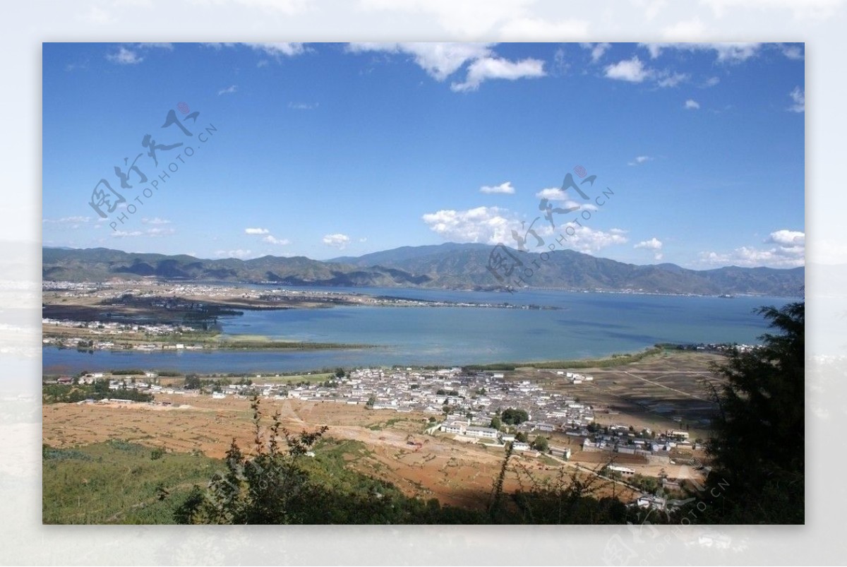 云南洱海风景图图片
