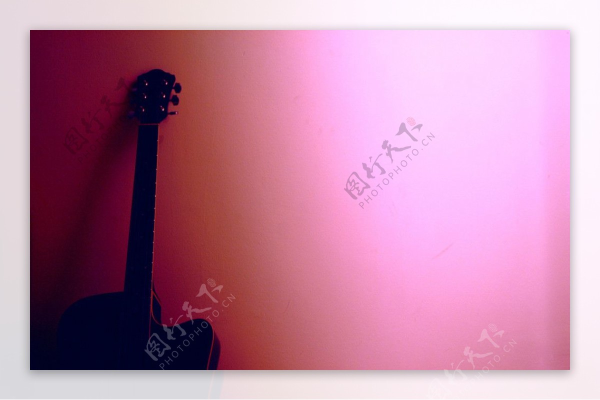 吉他背景墙图片