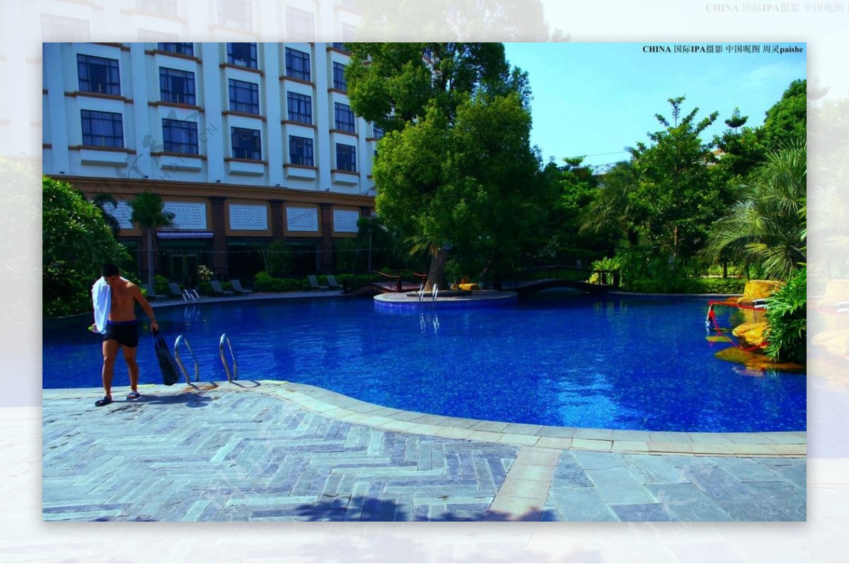 高山酒店休闲游泳池图片