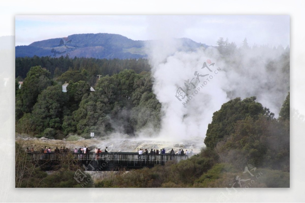 奥克兰火山图片