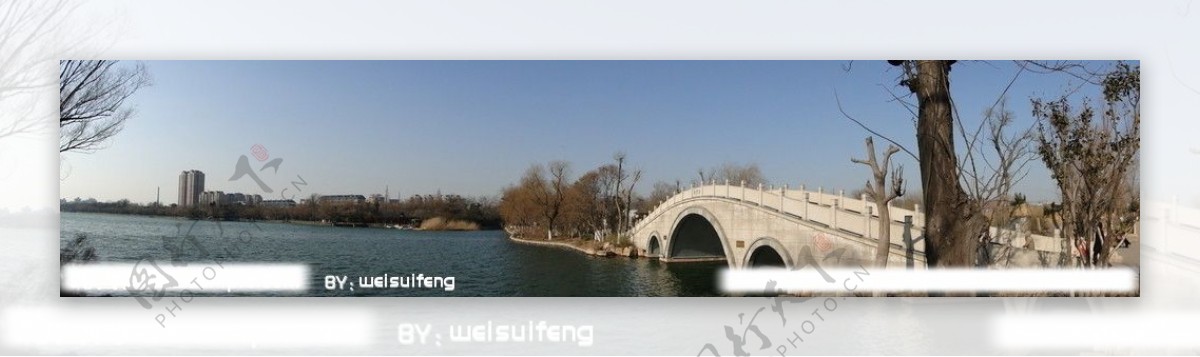 明湖桥图片