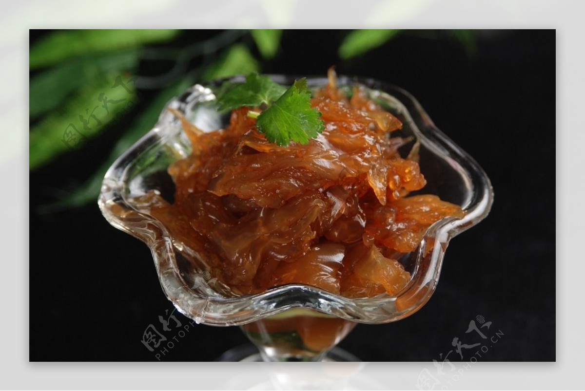 凉菜汤泡海蜇图片