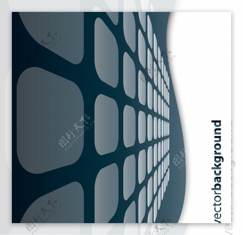 动感格子方块商务科技背景图片