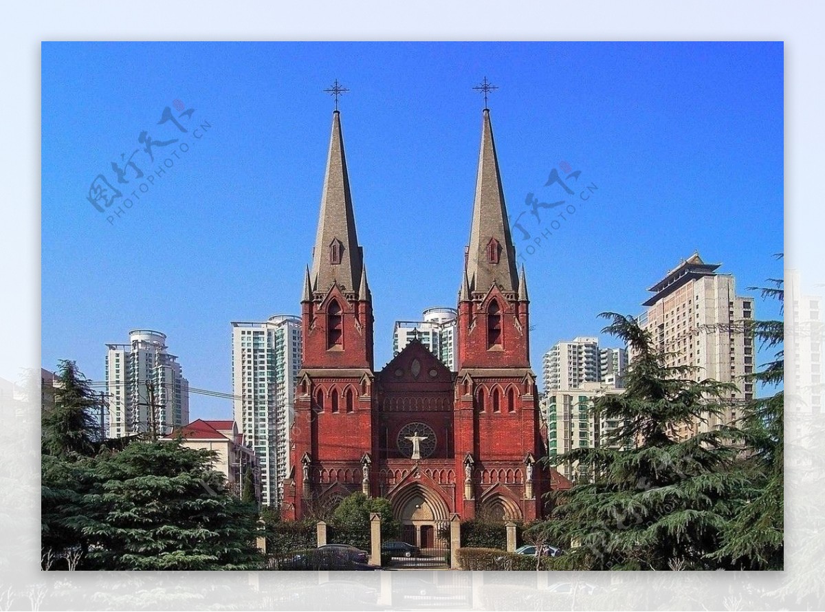 上海徐家汇天主教堂图片