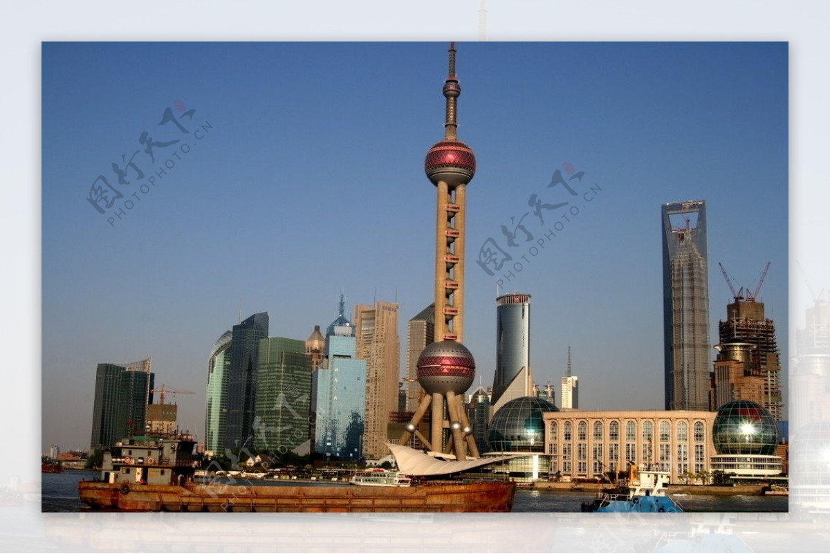 上海建筑的制高点浦东陆家嘴图片