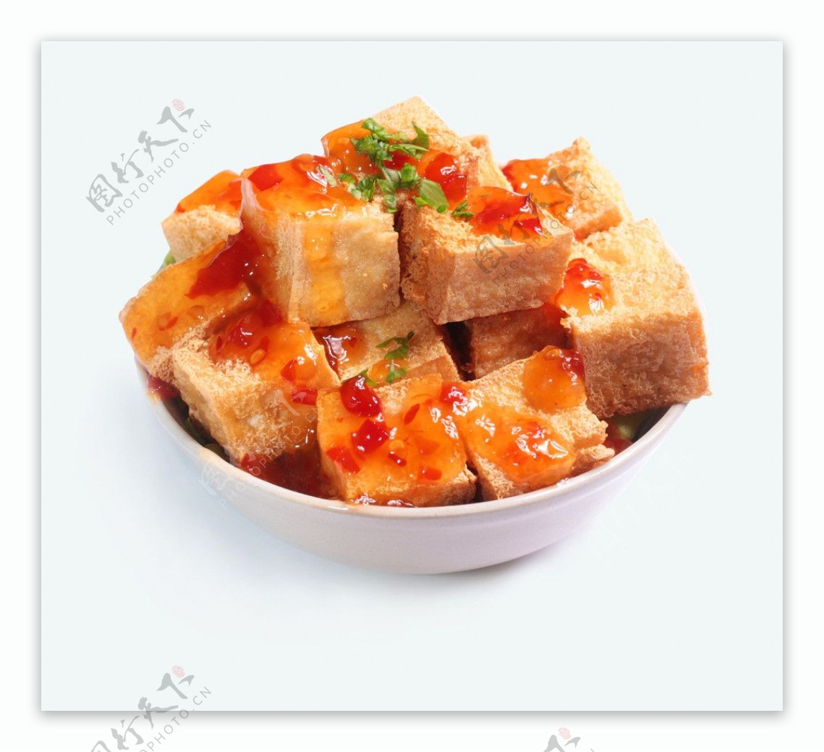 泰酱黄金豆腐图片