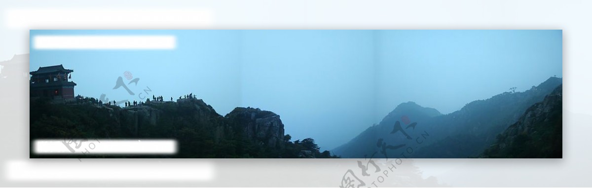 泰山全景图图片