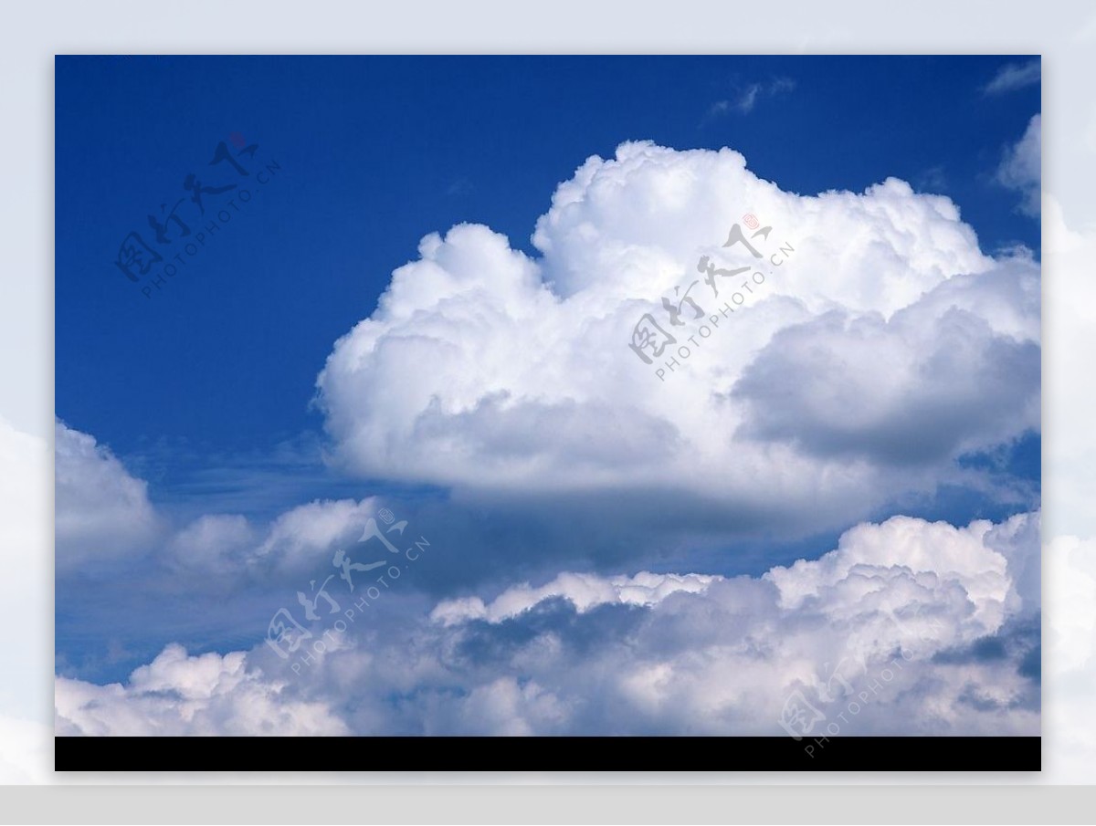 自然景观自然风景蓝天白雲图片